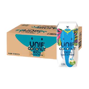 统一unif100%纯椰子水补充电解质水泰国进口NFC整箱