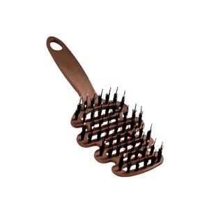 松塔猪鬃护发梳发顶蓬松神器按摩头部顺发排骨梳网红梳子女士专用