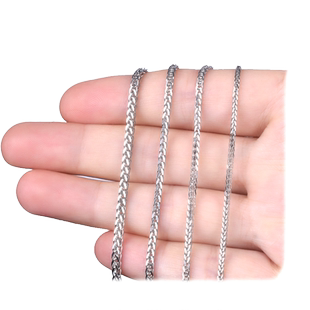 肖邦链S925银项链女纯银长款粗毛衣链男999足银锁骨链银链素链条