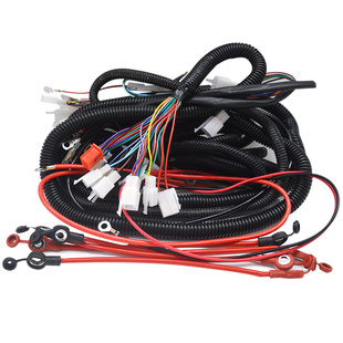 电动三轮车简易款线路牛头整车大线国标线束车头电器配件全套