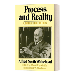 英文原版 Process and Reality 过程与实在 宇宙论研究 英文版 进口英语原版书籍