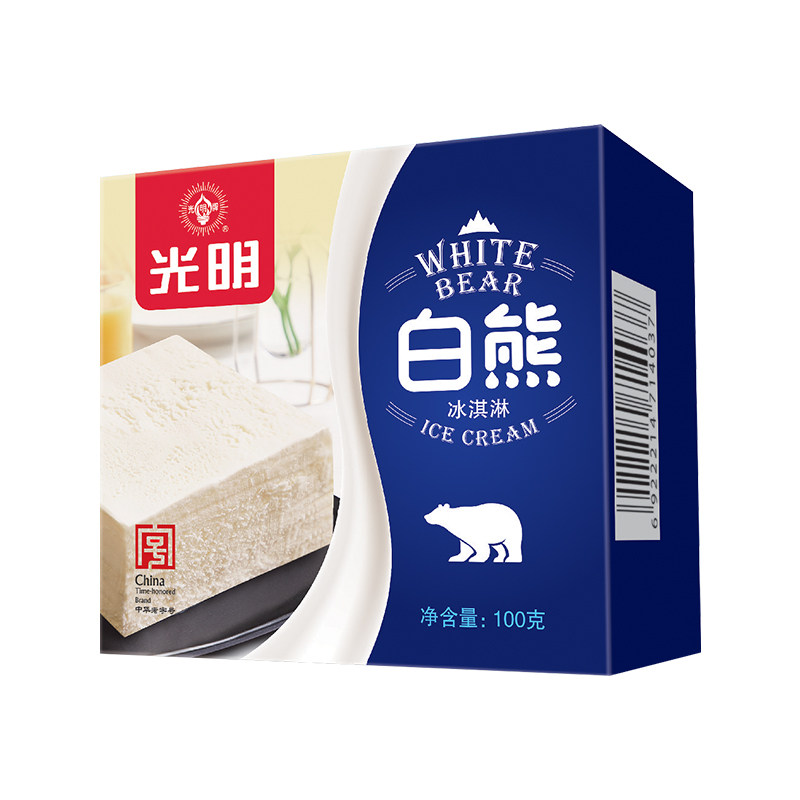 光明牌白熊冰砖一箱包邮