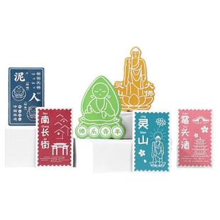 无锡文创冰箱贴鼋头渚拈花湾南长街惠山瑶湖特色旅游纪念送人礼品