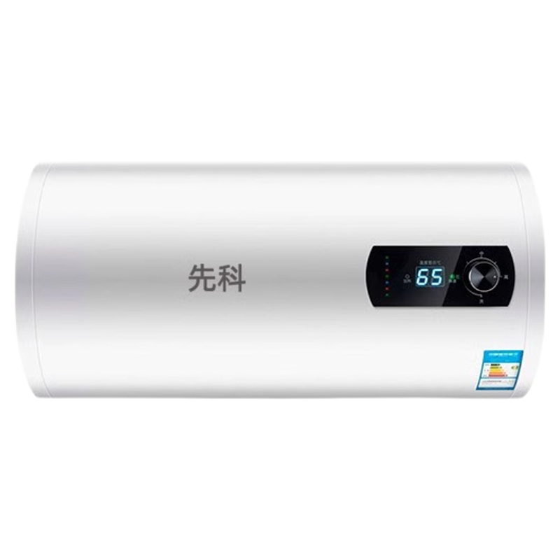 先科电热水器80L横式圆桶一级