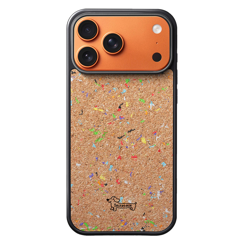 Tastecase天然软木泼墨磁吸手机壳适用于苹果iPhone17ProMax/华为Mate70RS/Mate70Pro