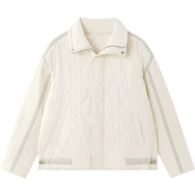 全棉时代女士夹棉外套2025年秋冬新款棉衣棉服冬装女加绒加厚防风