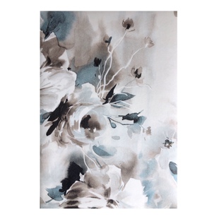 咸止｜雾隐处 中国风水墨花朵素雅书写手帐素材包装纸质书皮 书衣