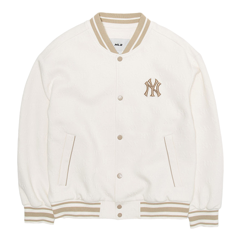 MLB男女同款棒球服NY老花夹克