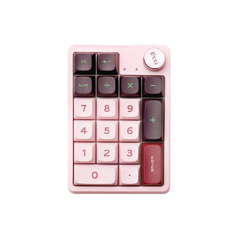 新品KZZI珂芝K20小数字键盘无线蓝牙有线三模外接K75迷你机械键盘