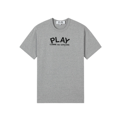 IT CDG PLAY COMME des GARCONS川久保玲情侣款LOGO款圆领短袖T恤