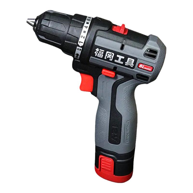 福冈工具工业级手电钻充电锂电钻