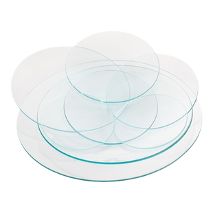 荣力普玻璃表面皿加厚带弧度圆片烧杯盖蒸发结晶皿生物实验室器皿50 60 70 80 90 100 120 150 180 200mm
