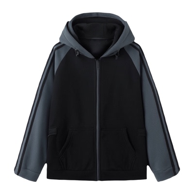 不起球不褪色夹克宽松帅气男生潮