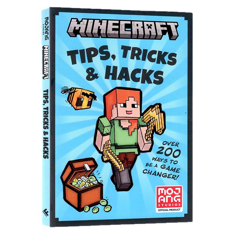 Minecraft 我的世界游戏攻略 英文原版 Minecraft tips tricks and hacks 儿童冒险游戏故事书 青少年英语课外阅读小说 Mojang AB