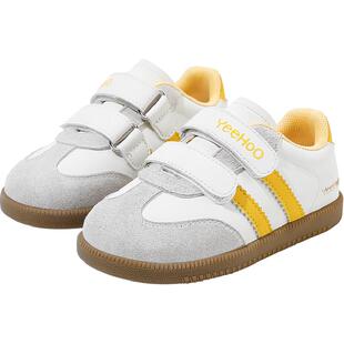 英氏童鞋儿童板鞋秋冬新款防滑男童德训鞋红色女童鞋子宝宝休闲鞋