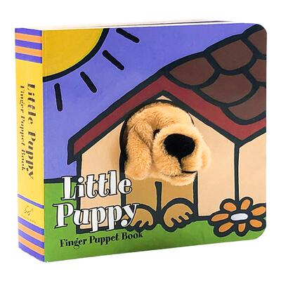 进口英文原版正版 Little Puppy: Finger Puppet Book 手指偶书 亲子共读 儿童启蒙绘本