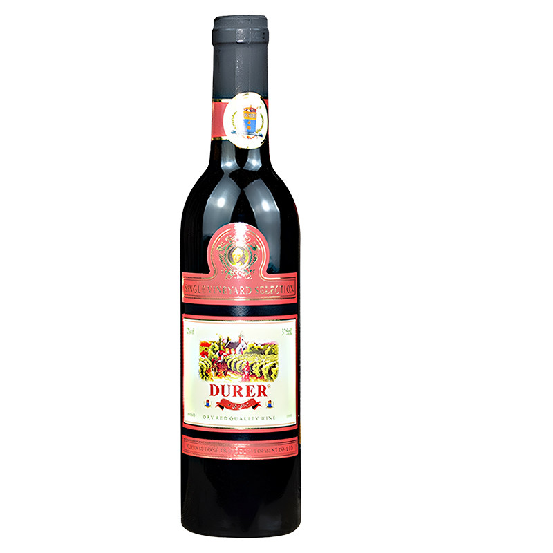 丢勒1995干红葡萄酒法国原酒进口梅洛375ml小瓶装12度送礼佳品