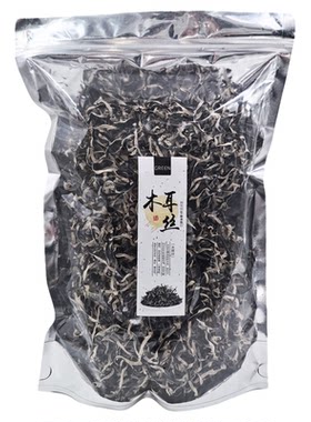 头茬白背毛木耳丝免切无挂糖