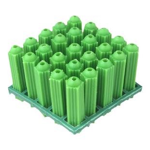 塑料膨胀管绿色尼龙胶塞膨胀螺丝胶粒墙塞锚栓涨塞膨胀塞M6M8M10