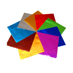 钰凯彩色锡纸糖果喜蛋定制巧克力芝麻丸包装手工彩蛋食品级铝箔纸