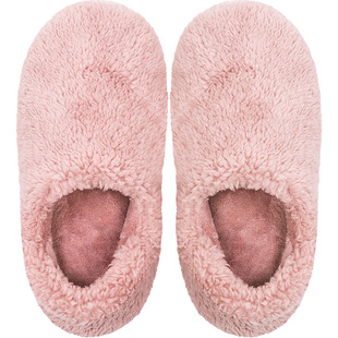 日本室内包跟保暖棉拖鞋女冬软底静音无声男家用木地板卧室可机洗