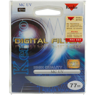 肯高MC UV镜77mm适用于佳能 4-105 24-70 17-40单反相机镜头滤镜