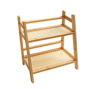 桌面置物架小号双层收纳架学生宿舍桌上整理架储物架台面茶杯架