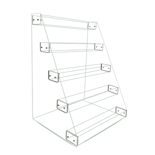 样品展会亚克力展示架样品架单一包烟架子透明小型置物架眼影窄型