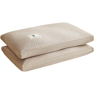 纯棉全荞麦壳枕头学生宿舍硬枕芯带枕套助睡眠护颈椎荞麦皮单个装