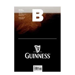 【预售】Magazine B BRAND GUINNESS 健力士黑啤酒 No.20 B杂志 英文版 No.20 本期主题：GUINNESS 杂志 韩国人气杂志 MAGAZI