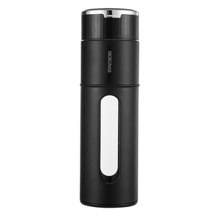 防摔玻璃杯大容量男士2025新款一键开水杯车载茶水分离泡茶杯定制