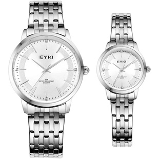 艾奇正品名牌女士男士情侣一对夏季防水时尚潮流简约石英高级手表