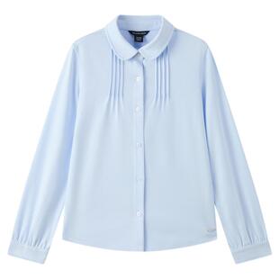 【云柔棉】eland kids衣恋童装女童娃娃领衬衫2025秋新品