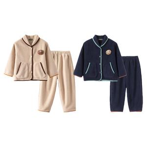 小黑托昵尼儿童双面绒睡衣家居服