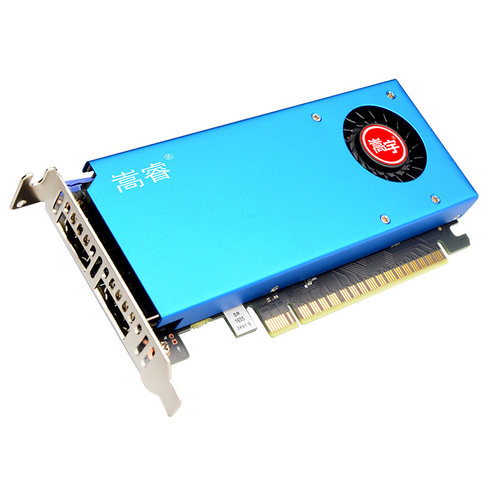嵩宇GTX1060 6G 5G 3G游戏卡刀卡1650服务器工控机一体机半高显卡