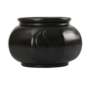 黑砭石温阳罐大罐脐灸罐家用艾灸器具扶阳罐扶阳灸肚脐肚鲍菇神灸