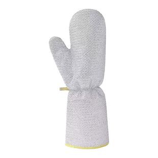钢丝洗碗手套女厨房家务加长加厚耐磨防水不伤锅钢丝抹布刷锅神器