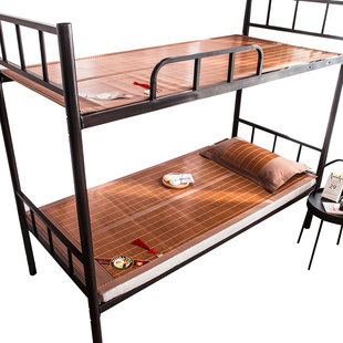 凉席竹席0.9m学生宿舍竹凉席0.8米双面折叠冰丝席夏季单人1草席子