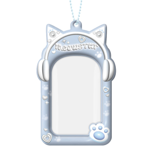 ducky world韩国可爱猫兔耳朵韩周3寸相片装饰小卡套追星收纳挂件