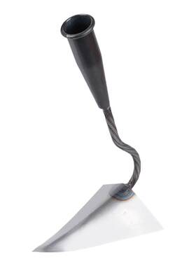 美科锰钢三角开沟锄头种花生起垄神器挖沟工具家用种菜犁农用尖锄