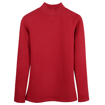 保暖德绒加厚弹力打底衫里外加绒