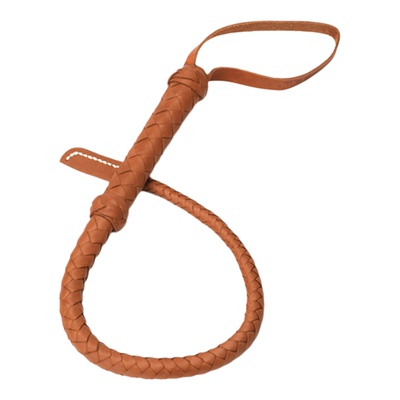 牛皮编织皮鞭子落凤山马鞭