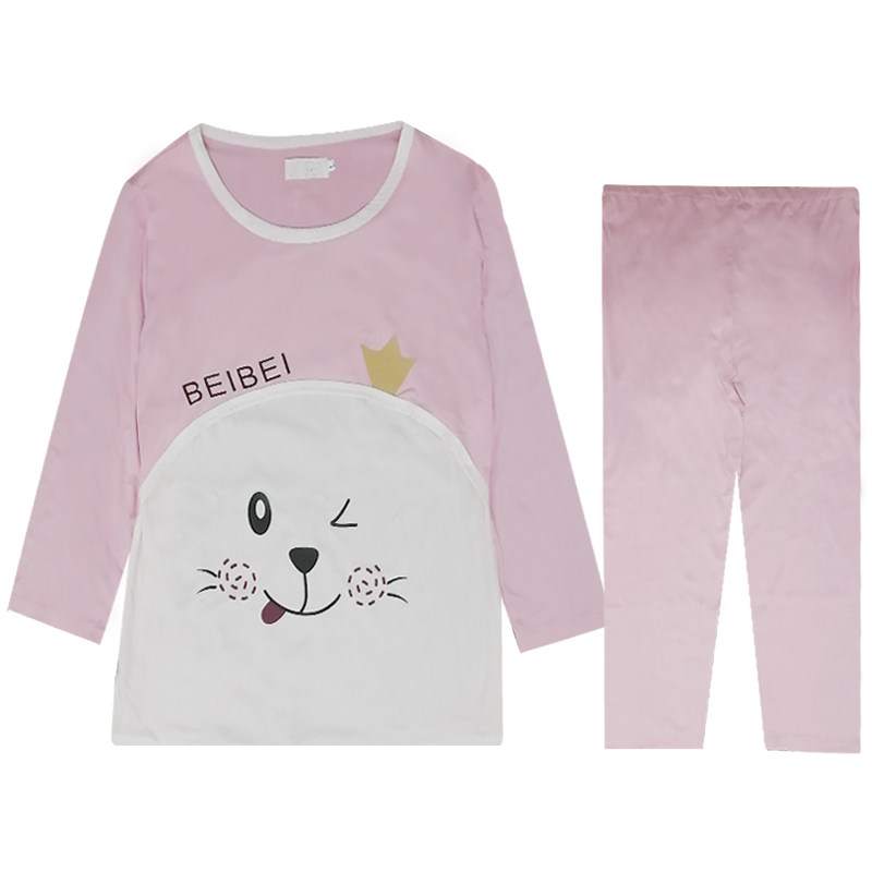 月子服哺乳孕妇可调节带胸垫春秋