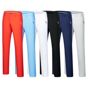 高尔夫长裤男士夏季薄款透气速干修身免烫舒适golf男装直筒裤正品