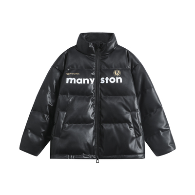 【王一珩同款】MANYSTON皮羽绒服