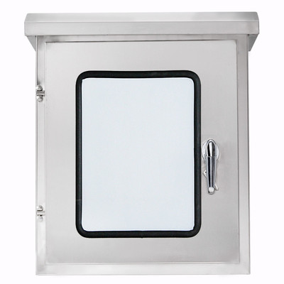 户外内外双层门不锈钢配电箱厚光