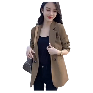 高级感显瘦西装外套女2026春季高级感休闲气质加厚西服上衣
