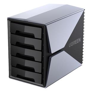 绿联硬盘阵列盒磁盘柜多双盘位3.5SATA机械扩展外接raid移动存储