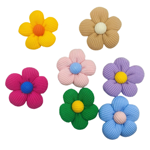 立体小花朵胸针布艺饰品窗帘装饰点缀别针儿童衣服包包可爱配饰