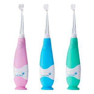 brushbaby百刷宝贝BabySonic系列儿童宝宝婴幼儿电动牙刷0到3岁